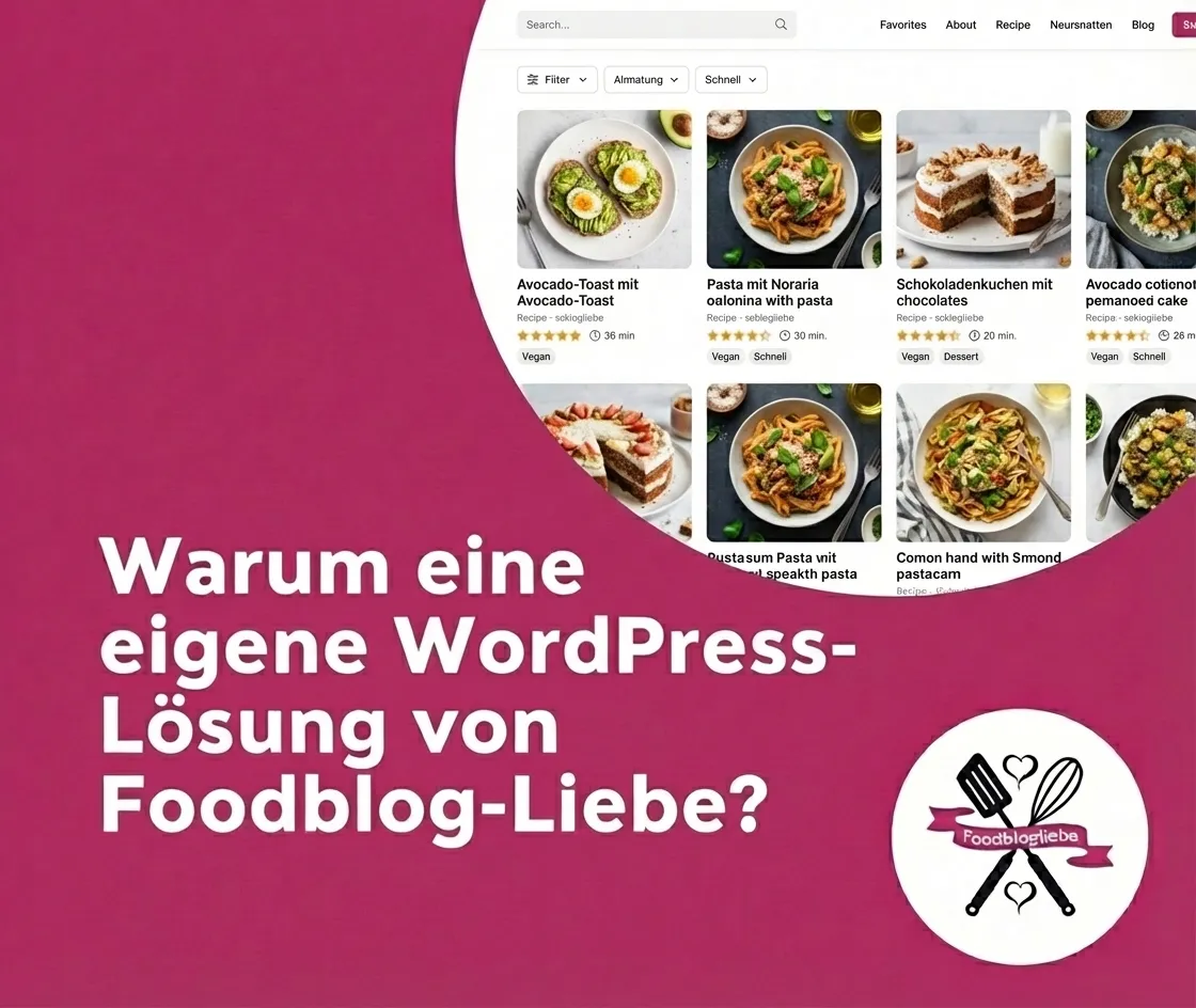 Warum ein eigenes Foodblog-WordPress-Angebot von Foodblogliebe?