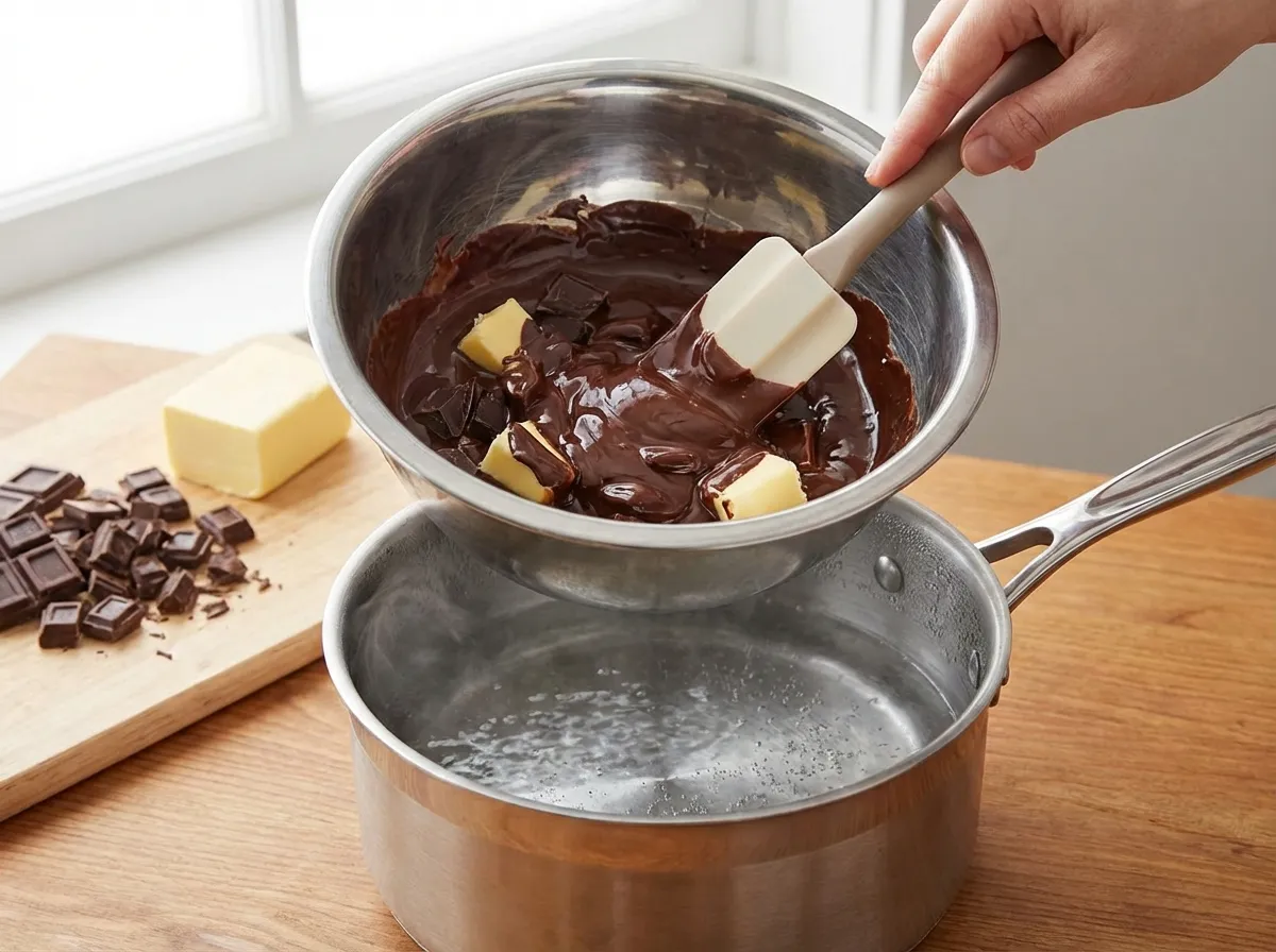 Schritt 1: Schokolade schmelzen