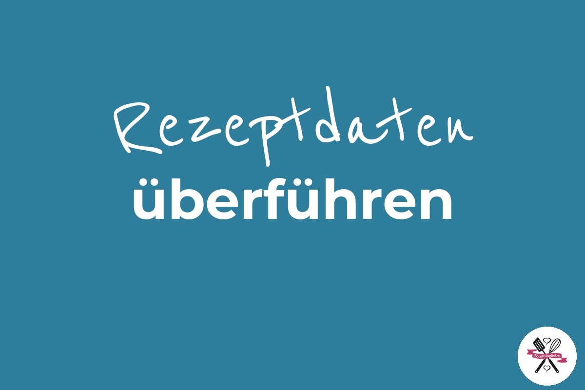 Unstrukturierte Rezeptdaten in strukturierte Daten überführen